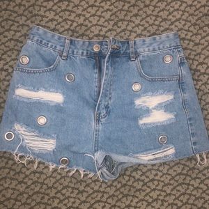 Jean shorts